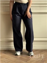 شلوار بگ پیله دار فوتر کمربند دار قد 110