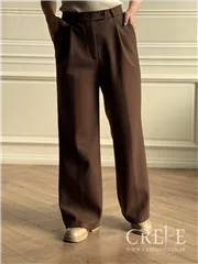 شلوار بگ پیله دار فوتر کمربند دار قد 110