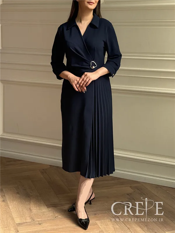 پیراهن یقه دار بغل پلیسه