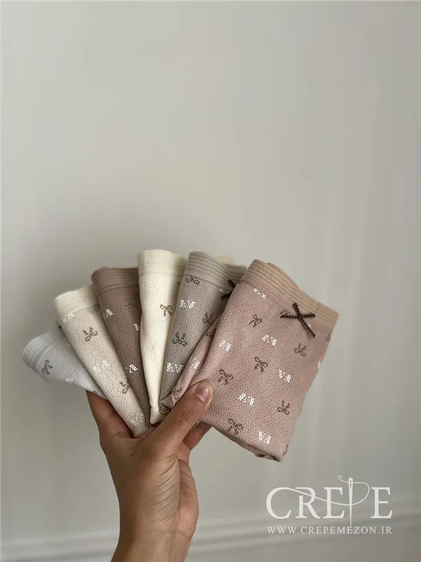 شورت نخی طرح پاپیون