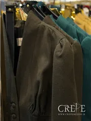 کت دامن کشمیر یقه ایستاده نیکی