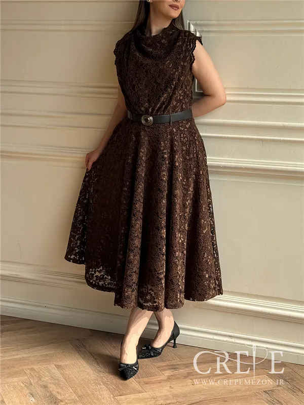 پیراهن حلقه آستین گیپور