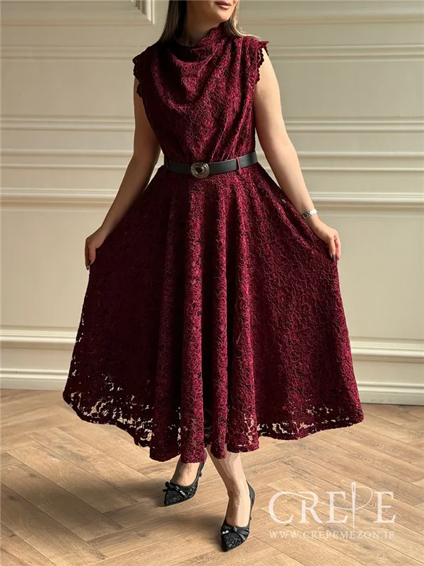 پیراهن حلقه آستین گیپور