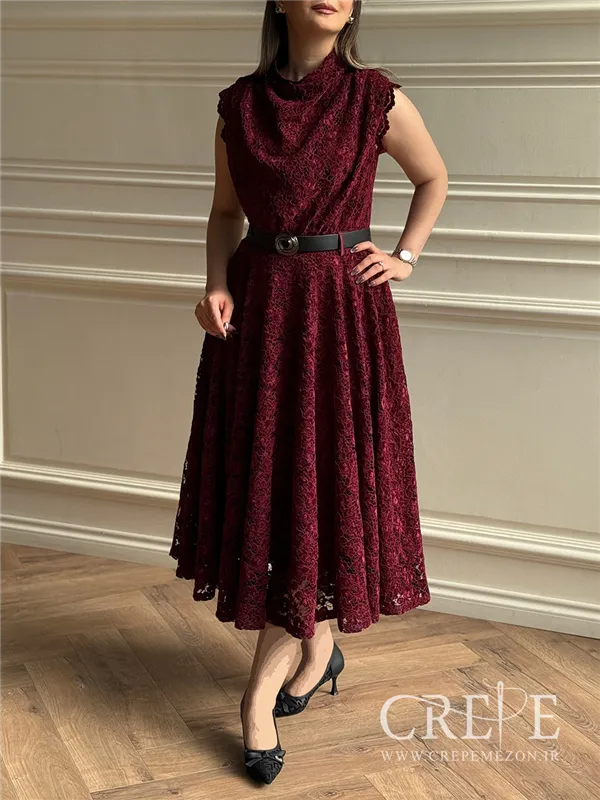 پیراهن حلقه آستین گیپور