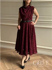 پیراهن حلقه آستین گیپور