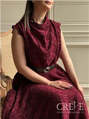 پیراهن حلقه آستین گیپور