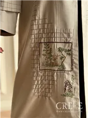 بارانی کتان چهارخانه گوزن