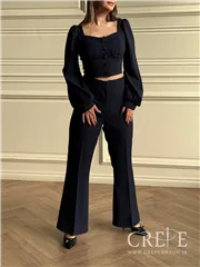 کراپ شلوار کرپ کجراه