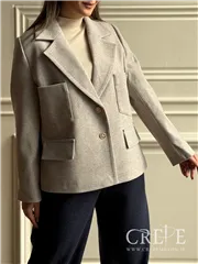 کت جیب دار کوک دوزی