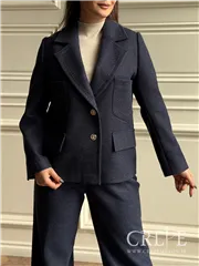 کت جیب دار کوک دوزی