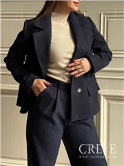 کت جیب دار کوک دوزی