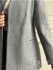 کت فوتر یقه گرد شلال دوزی