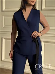 ست وست و شلوار جلو گره ای