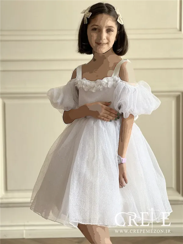 پیراهن شکوفه اکلیلی