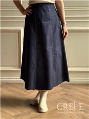 دامن بلند جین قد 89