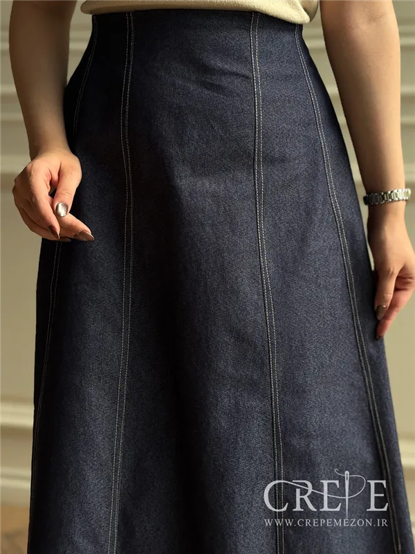 دامن جین قد 89