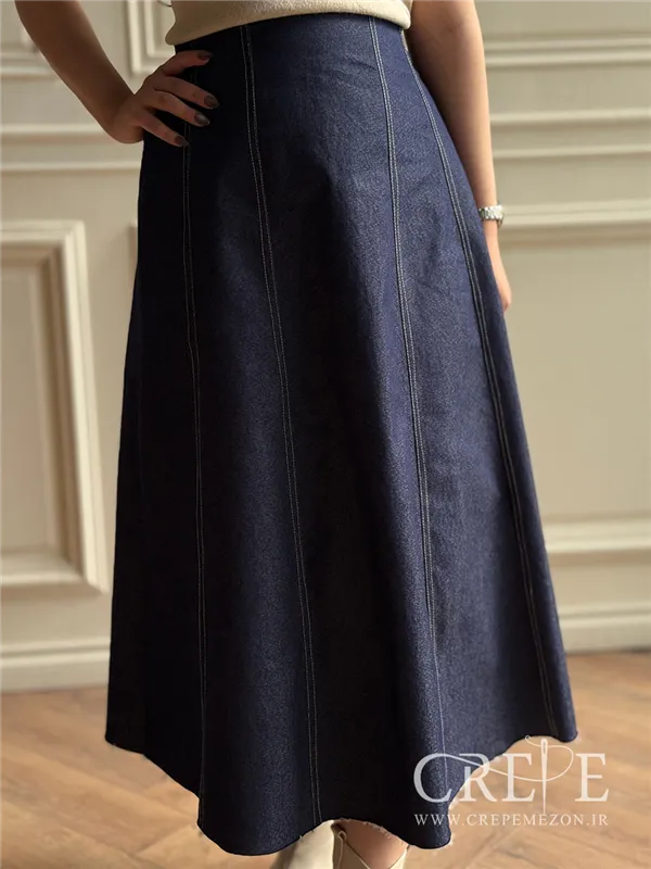 دامن جین قد 89