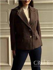 کت کوک دوزی جیب دار