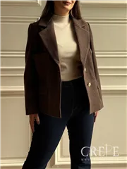 کت جیب دار کوک دوزی