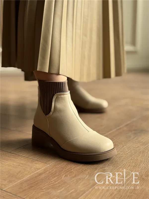 نیم بوت کشبافت پاشنه 5/5 سانت