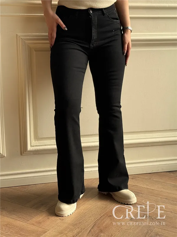 جین بوت کات سایز بزرگ قد 108 