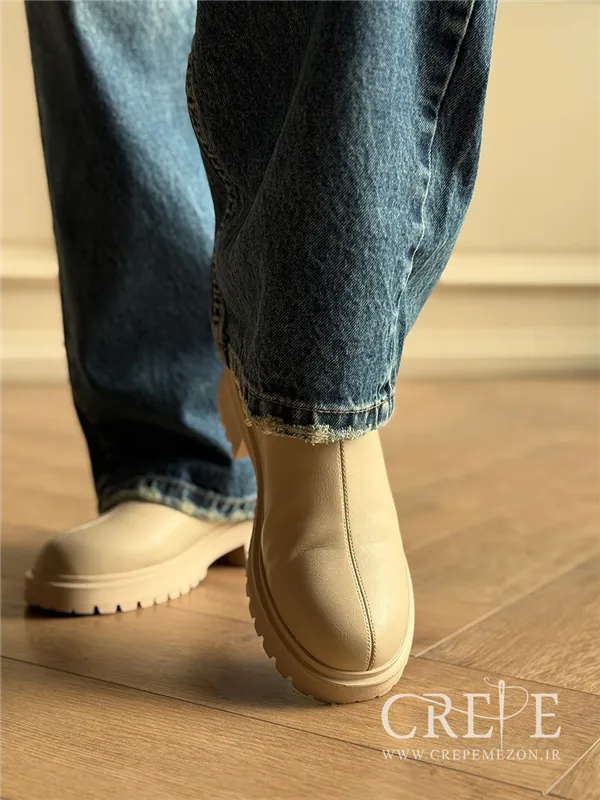 جین نیم بگ سایز بزرگ کمر کش قد 107