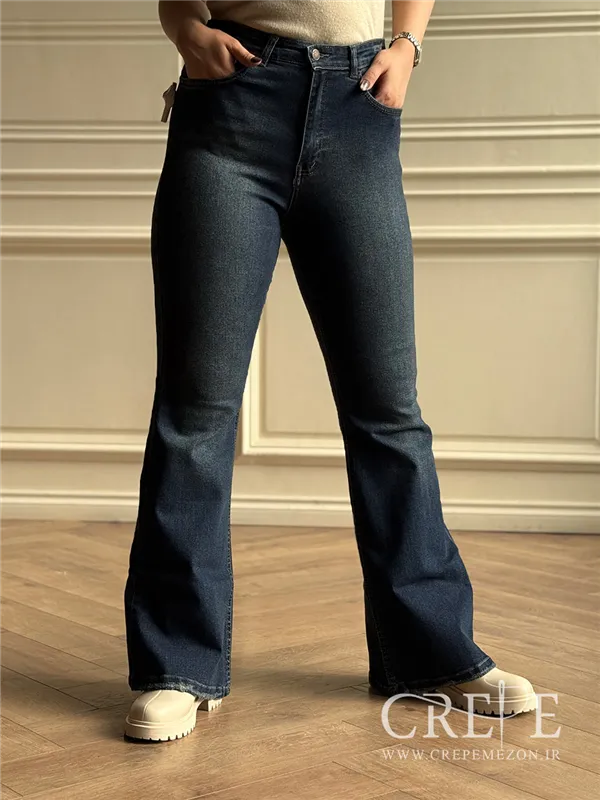 جین بوت کات سایز بزرگ قد 110