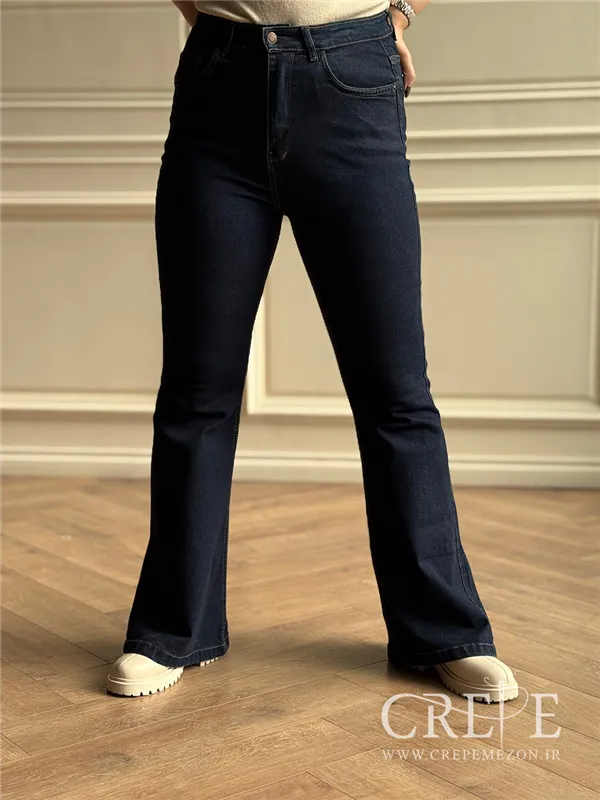 جین بوت کات سایز بزرگ قد 114