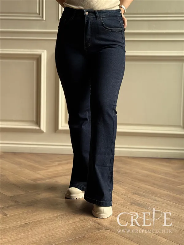 جین بوت کات سایز بزرگ قد 114