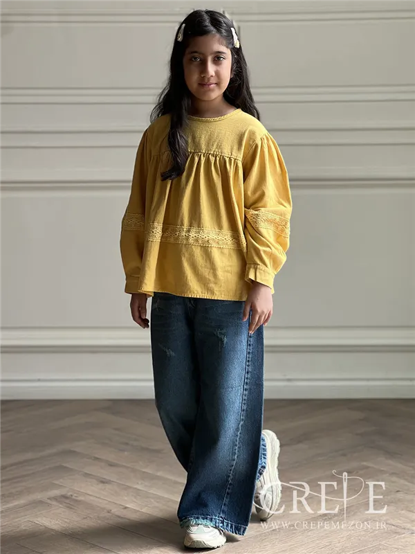 شومیز نوار گیپور 