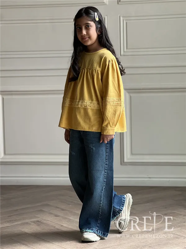 شومیز نوار گیپور 