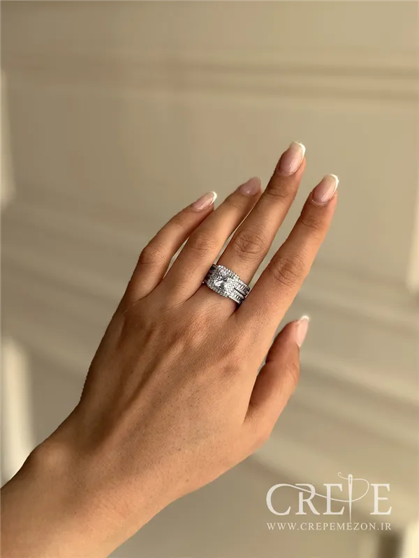 انگشتر حلقه و پشت حلقه 