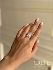 انگشتر حلقه و پشت حلقه 