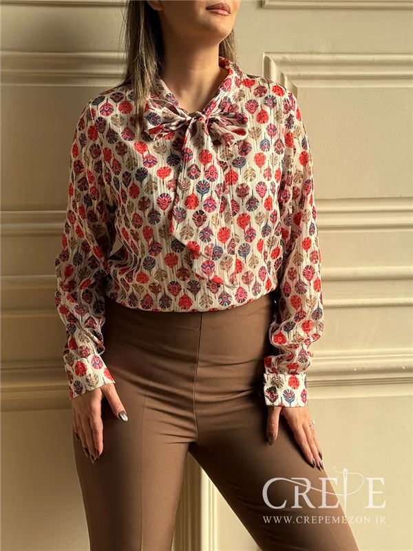 شومیز حریر شاین کرواتی