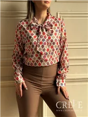 شومیز حریر شاین کرواتی