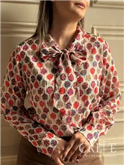 شومیز حریر شاین کرواتی