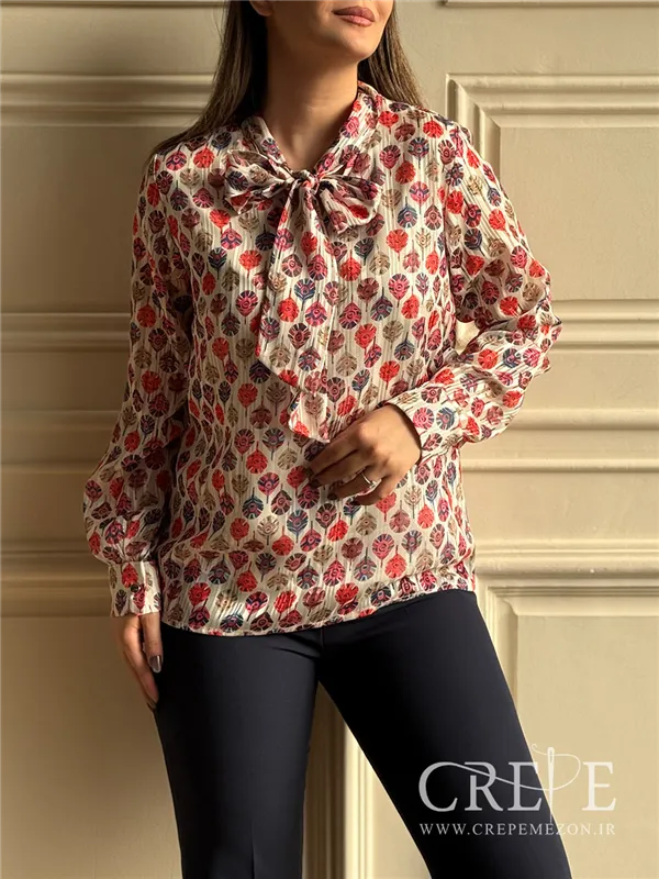 شومیز حریر شاین کرواتی