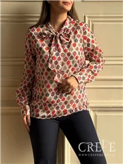 شومیز حریر شاین کرواتی