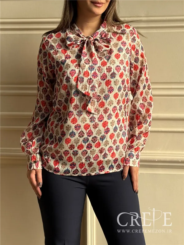 شومیز حریر شاین کرواتی