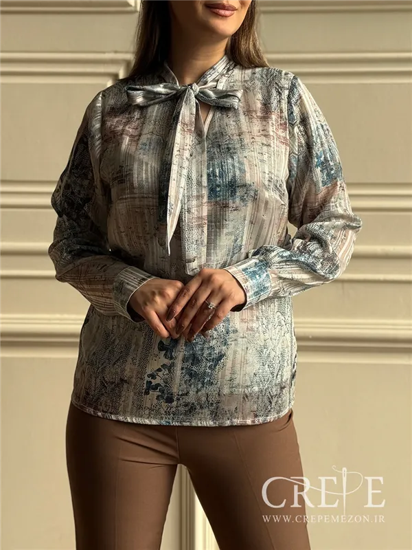 شومیز حریر شاین کرواتی