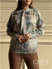 شومیز حریر شاین کرواتی