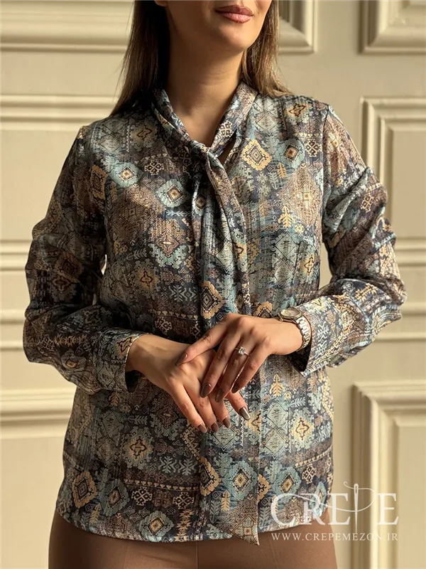 شومیز حریر شاین کرواتی