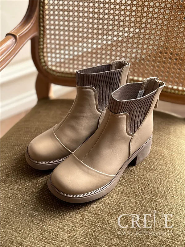 نیم بوت کشبافت پاشنه 5/5 سانت