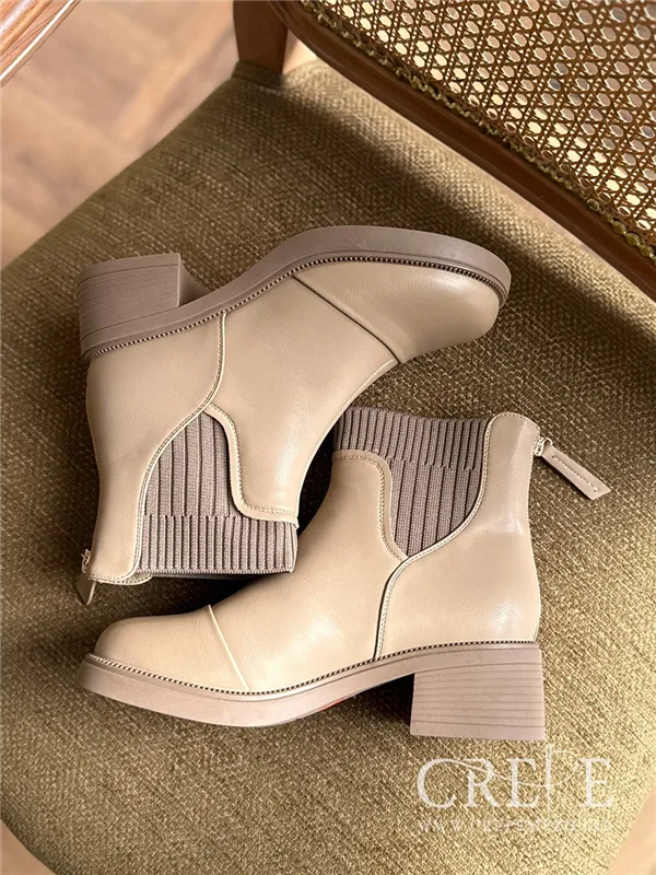 نیم بوت کشبافت پاشنه 5/5 سانت