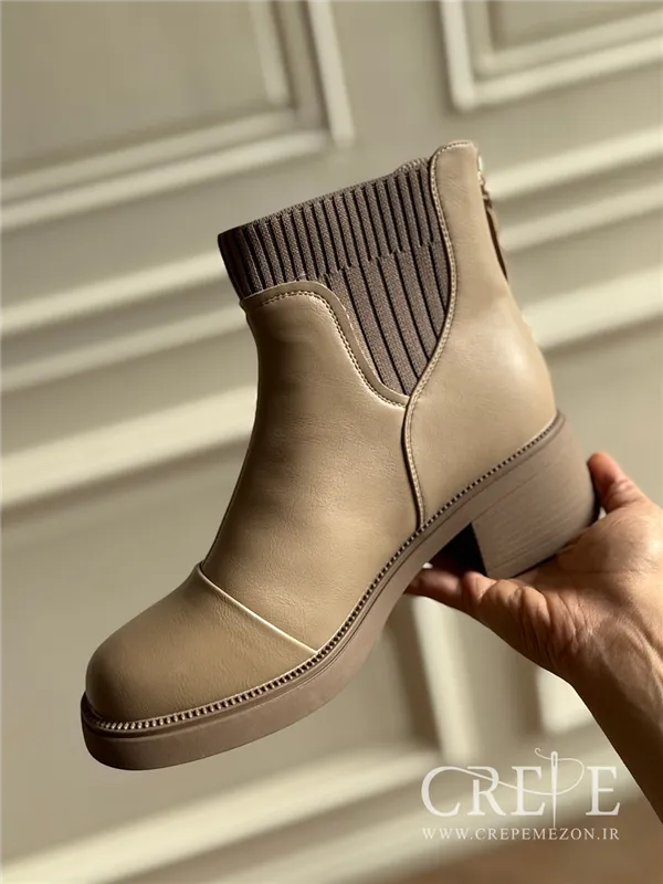 نیم بوت کشبافت پاشنه 5/5 سانت