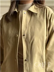 بارانی کوتاه جلو دکمه