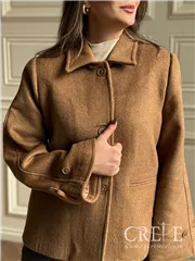 کت کوتاه یقه شکاری