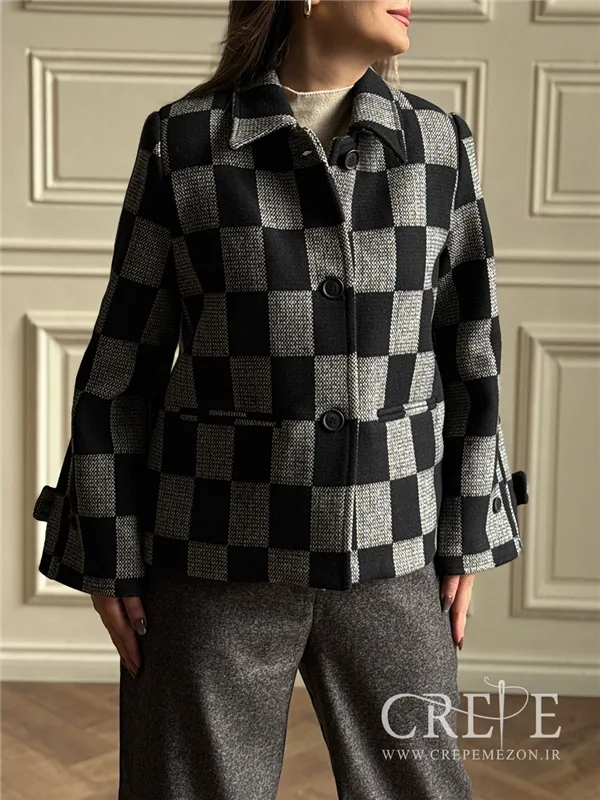 کت کوتاه یقه شکاری