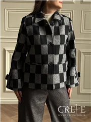 کت کوتاه یقه شکاری