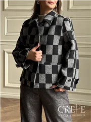 کت کوتاه یقه شکاری